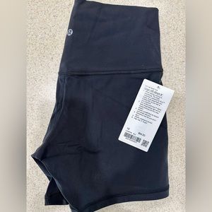 Lululemon align HR short 6” black NWT